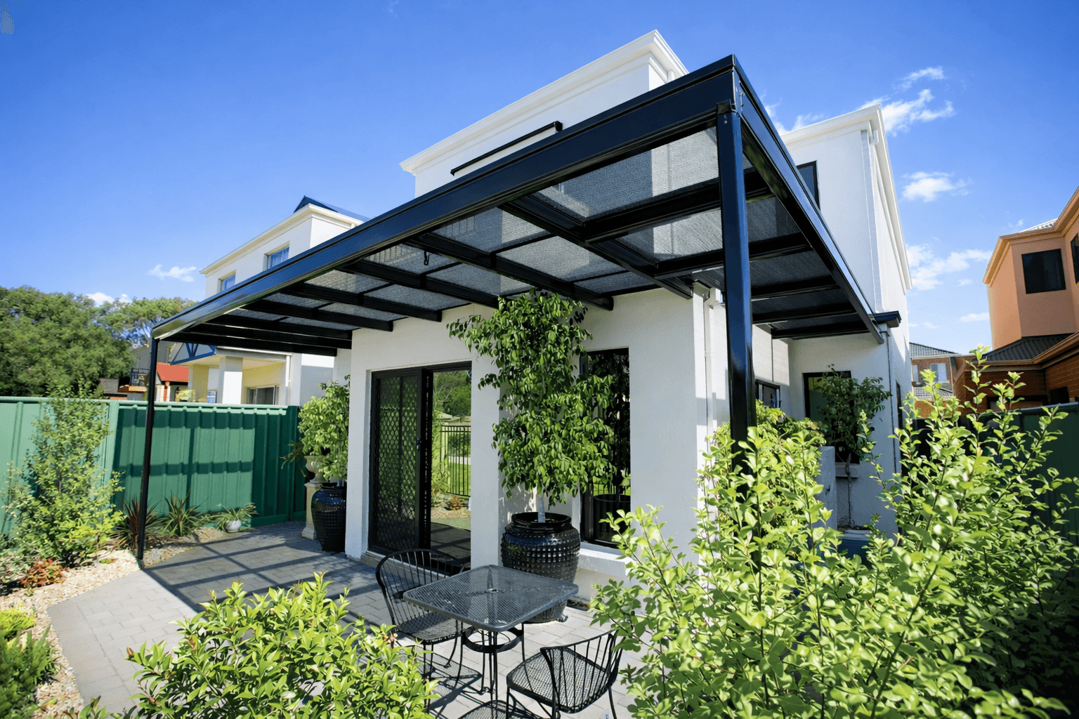 Outback Pergola HDR AI Edit