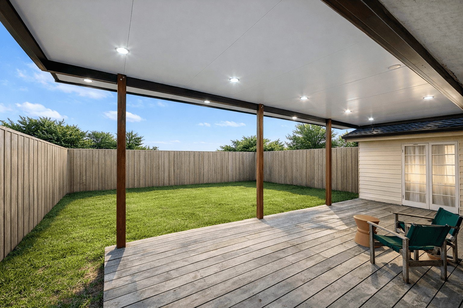 Insulated Flyover With Merbau Posts - HDR AI Edit